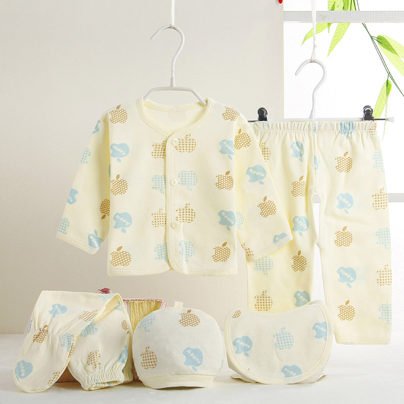 2016春季新款棉毛五件套嬰兒純棉禮盒優質寶寶套裝廠傢直銷工廠,批發,進口,代購