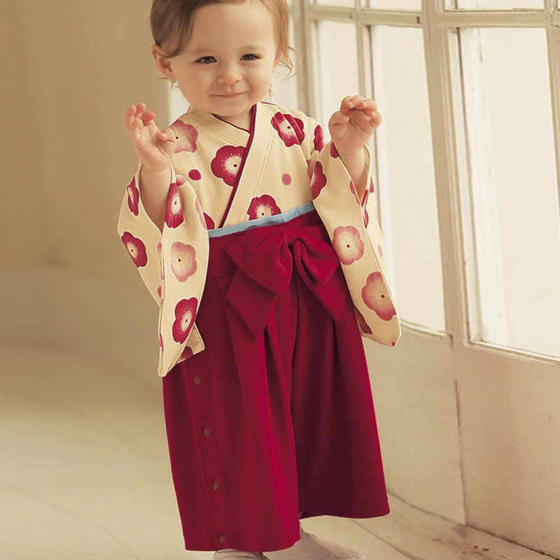 mikistory 2016春秋新款女童日式連身和服外出童禮服工廠直銷工廠,批發,進口,代購