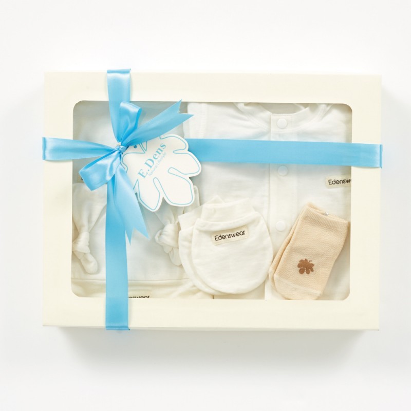 伊登詩萊賽爾氧化鋅新生嬰兒禮盒不含螢光劑除臭抗菌抗UV保護肌膚批發・進口・工廠・代買・代購