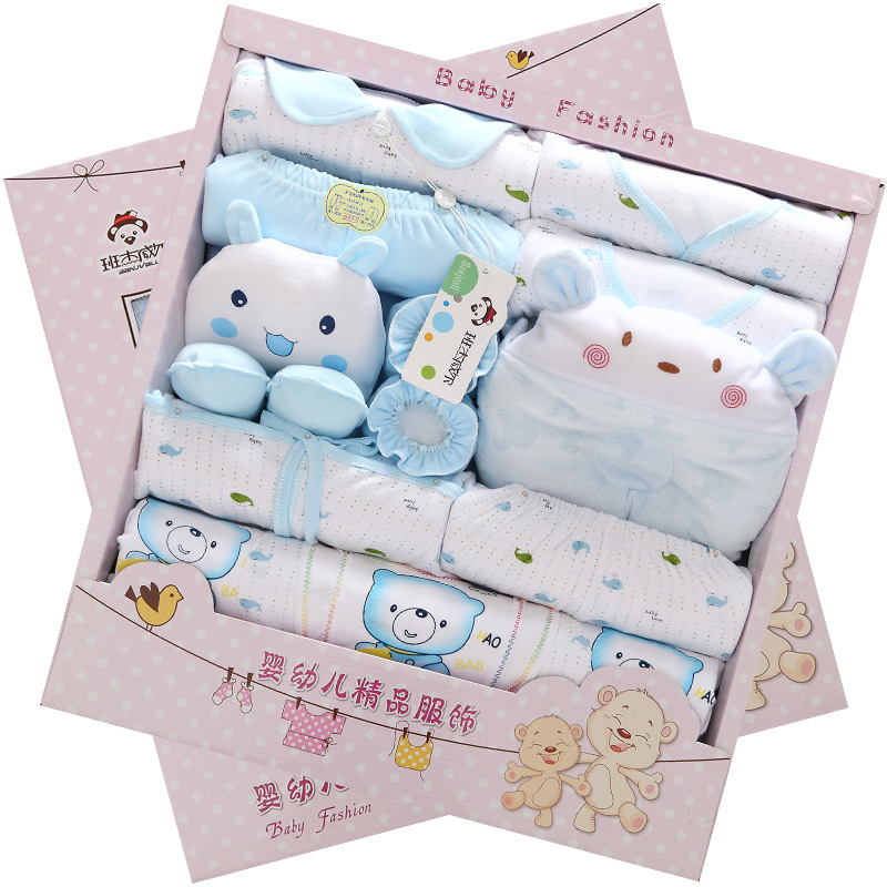 新生兒禮盒 嬰兒禮盒套裝 四季款純棉 初生滿月寶寶精品批發・進口・工廠・代買・代購