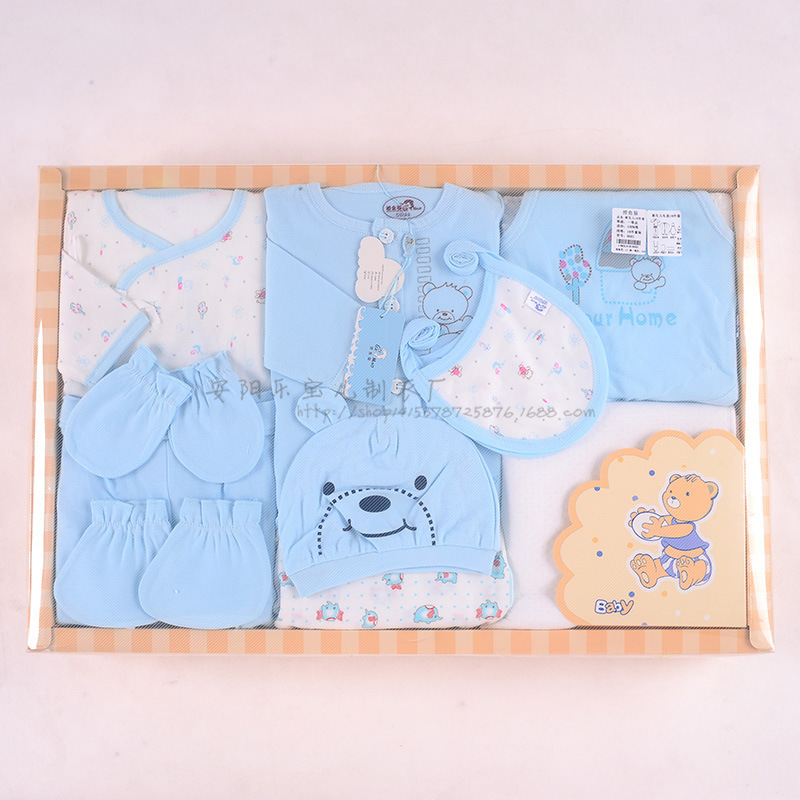 撈魚貓 嬰兒18件禮盒套裝 寶寶滿月禮物 新生兒純棉精品禮盒工廠,批發,進口,代購