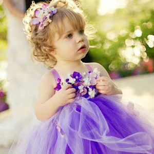 Ellie's Bridal兒童紫羅蘭女童仙女裙 公主裙 花童裙主持服婚禮服工廠,批發,進口,代購