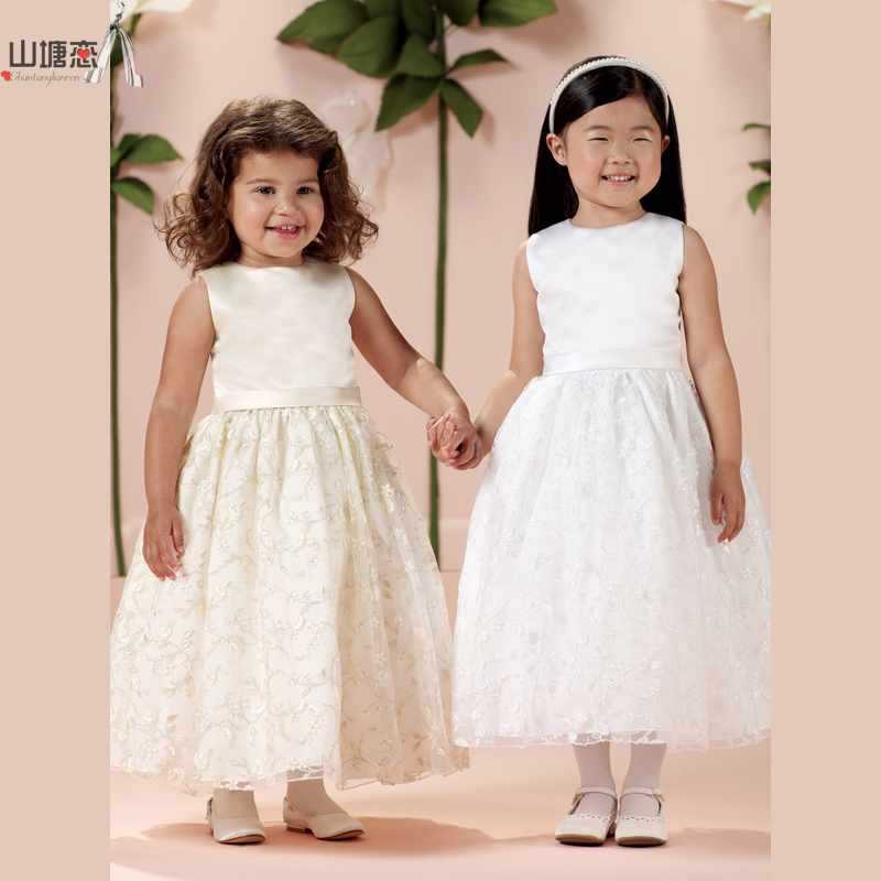 2016高端歐美花童裝 廠傢批發定製時尚蕾絲童裝 婚禮時尚花童童裝工廠,批發,進口,代購
