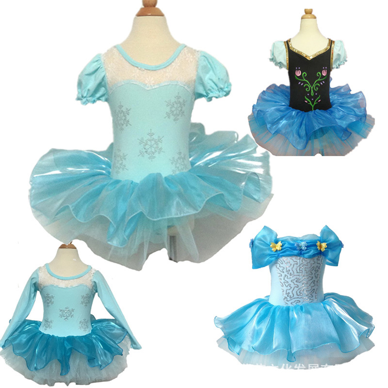 2015新款 女童冰雪奇緣女王連衣裙晚禮服款芭蕾裙一件代發批發・進口・工廠・代買・代購