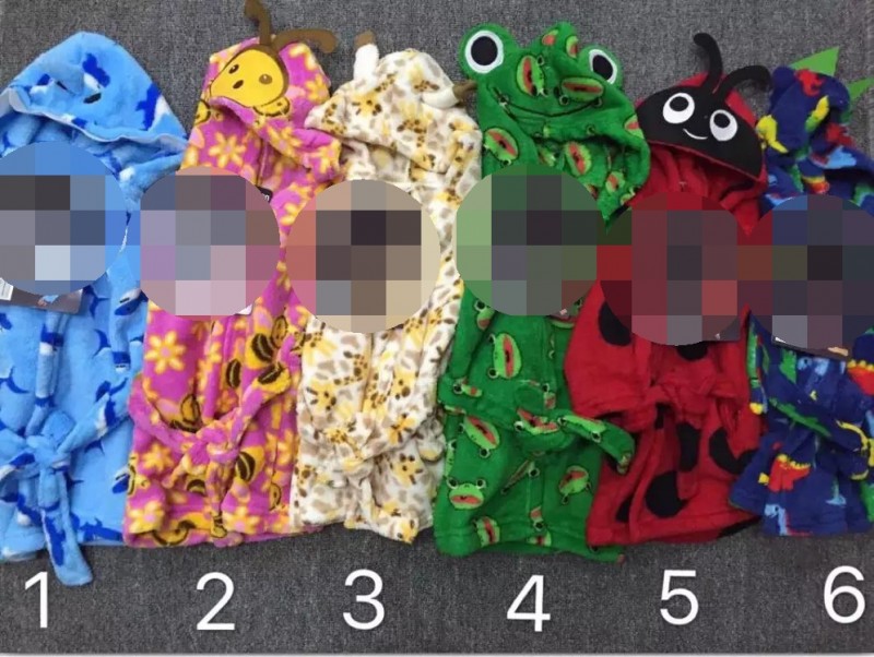 2016新款 男女童 造型兒童浴袍工廠,批發,進口,代購