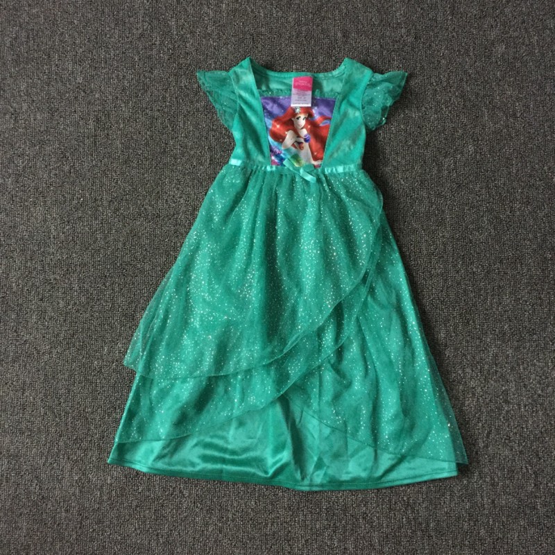露縷外貿原單女童卡通美人魚禮服連衣裙Ariel Nightgown for Girl工廠,批發,進口,代購