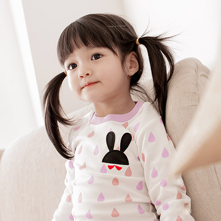 16秋新款韓國兒童內衣傢居服套裝寶寶嬰幼兒內衣女童衣褲工廠,批發,進口,代購