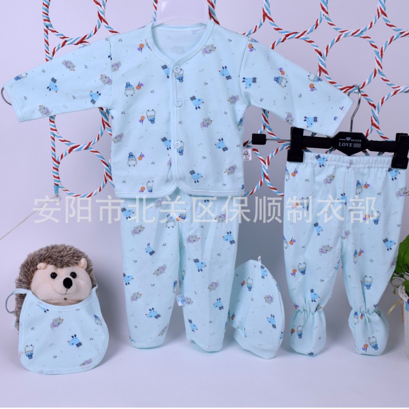 童裝 夏季 嬰幼兒服裝 新生兒5件套  一件代發嬰幼兒禮盒批發・進口・工廠・代買・代購