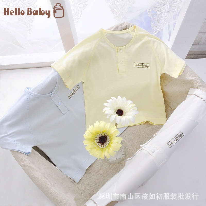 hellobaby 夏季兒童服裝 嬰兒半胸短袖上衣 廠傢批發 一件代發工廠,批發,進口,代購