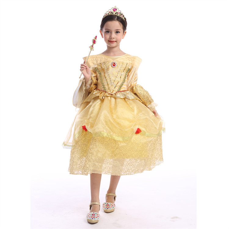 一件代發貝兒公主裙禮服裙蓬蓬裙女童連衣裙貝爾表演服兒童裙子批發・進口・工廠・代買・代購