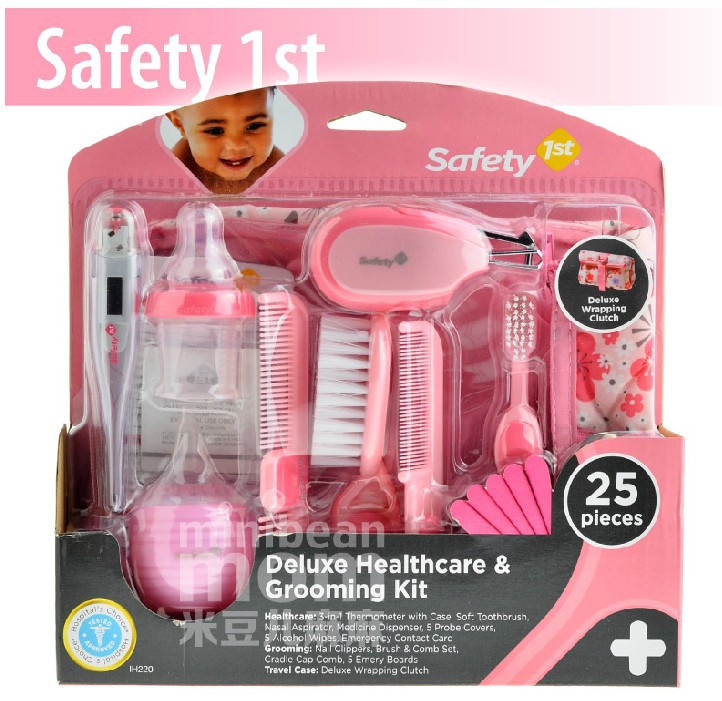 美國Safety 1st 寶寶醫療護理套裝 體溫計喂藥器吸鼻器 綠色粉色工廠,批發,進口,代購