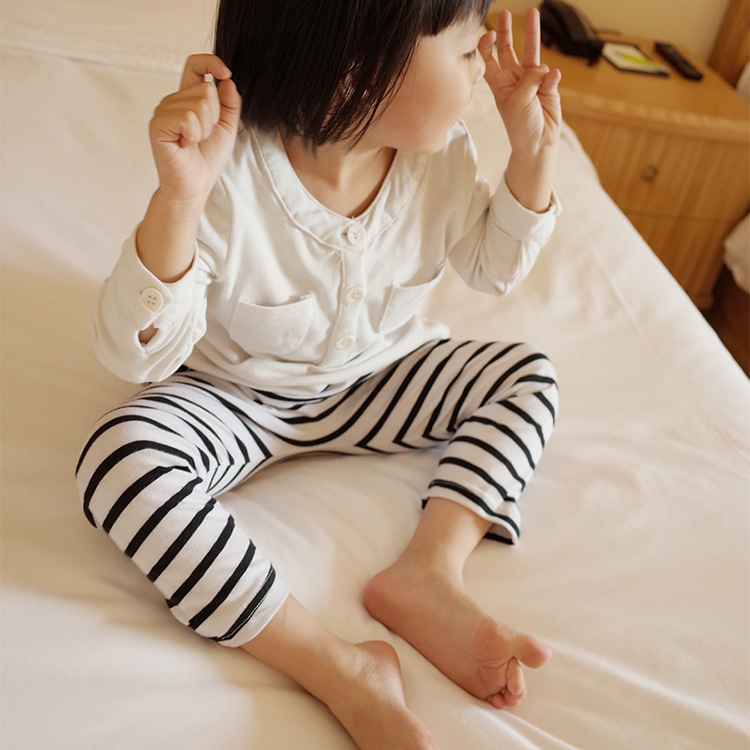 韓國兒童寶貝純棉長袖秋冬季傢居服套裝兒童睡衣兩件套童裝批發・進口・工廠・代買・代購