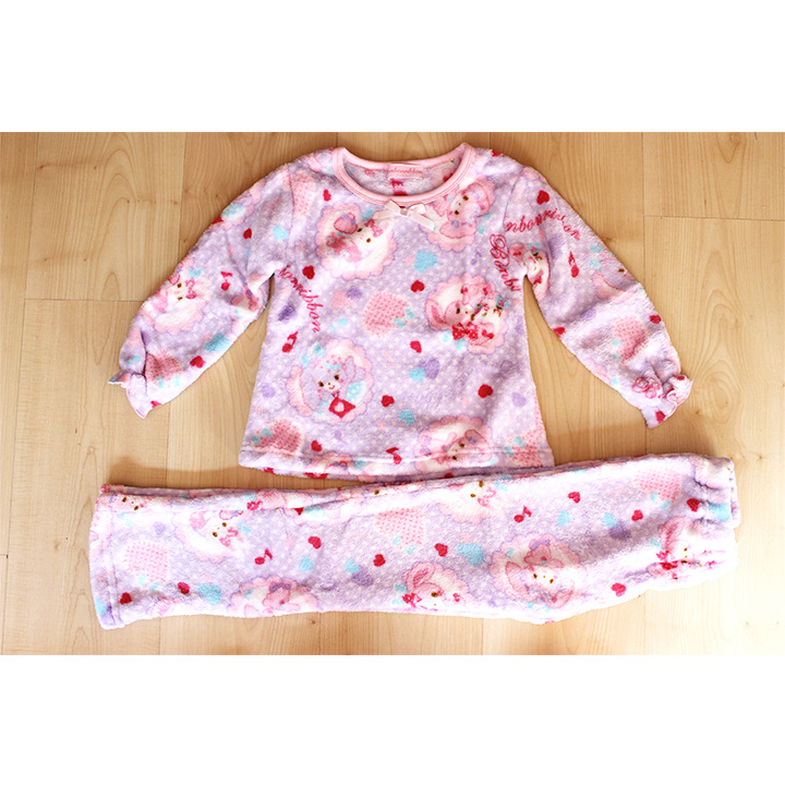 2015新款出口日本美樂蒂兔子兒童珊瑚絨傢居服女寶寶衣批發・進口・工廠・代買・代購