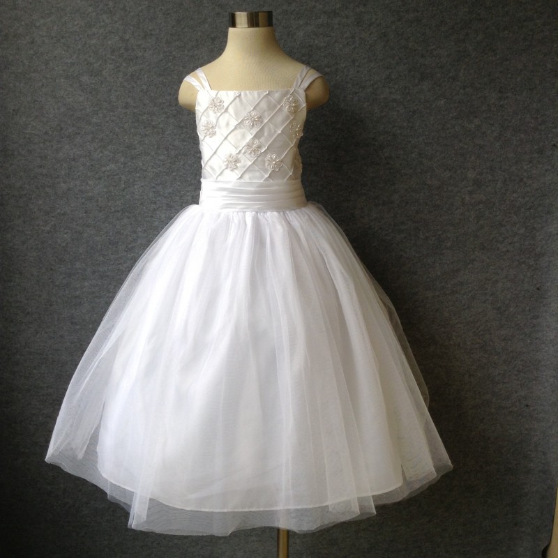 新款歐美原單童純白公主禮服裙婚紗花童裙兒童婚紗攝影萬聖節工廠,批發,進口,代購