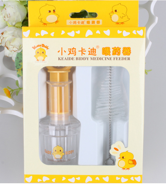 小雞卡迪針筒式喂藥器KD3122嬰兒喂藥器寶寶喂藥器 帶刻度清潔刷工廠,批發,進口,代購