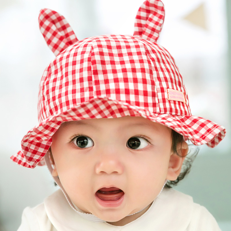 2016公主媽媽夏季新款寶寶帽子公主帽男女韓版兔耳朵兒童盆帽801工廠,批發,進口,代購