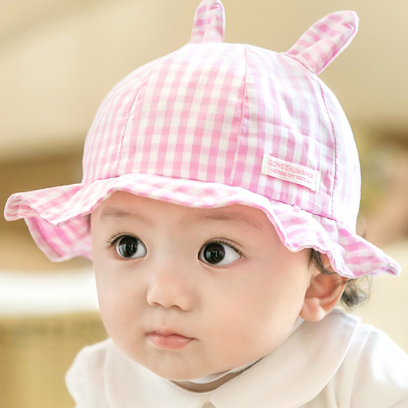 MZ1952 2016公主媽媽新款嬰兒公主帽 男女寶寶兔耳朵兒童盆帽工廠,批發,進口,代購