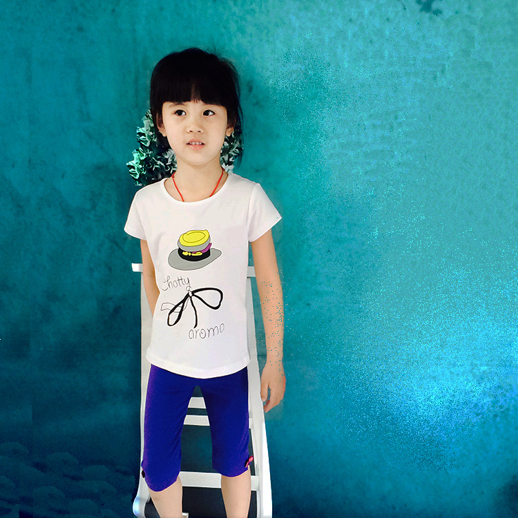 男童女童女童t恤短袖純棉夏季韓版童裝2016新款圓領兒童印帽子T恤工廠,批發,進口,代購