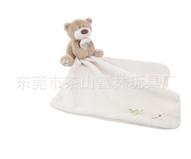 廠傢訂做2015創意 安撫小睡熊 安撫巾 嬰兒用品 出口 來圖定製工廠,批發,進口,代購
