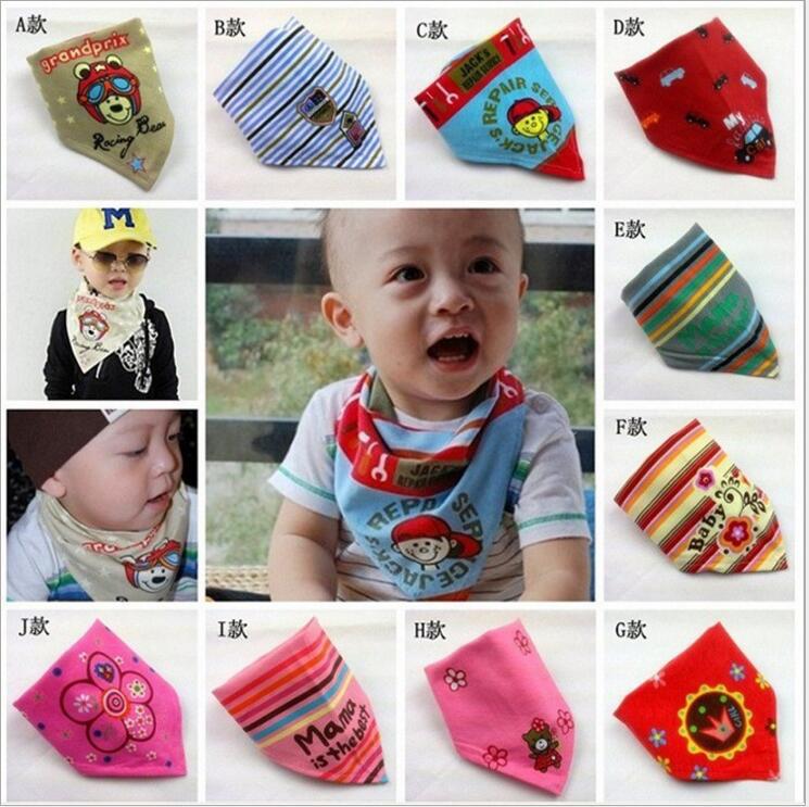 可挑款 寶寶裝飾頭巾 全棉兒童三角巾 嬰兒卡通口水巾 KS02批發・進口・工廠・代買・代購