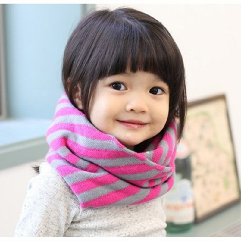 B6-06 兒童圍巾韓版男童女童圍脖套頭冬款韓國寶寶保暖針織脖套批發・進口・工廠・代買・代購