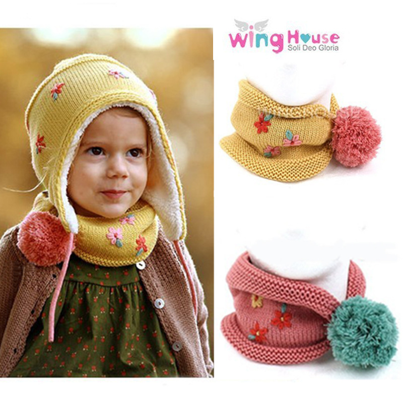 韓國正品winghouse小花朵兒童圍巾寶寶脖套圍脖保暖WH0192批發・進口・工廠・代買・代購