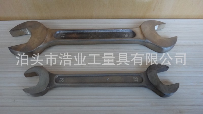 防爆雙頭呆扳手24X27mm  36X41mm合金銅材質廠傢直銷工廠,批發,進口,代購