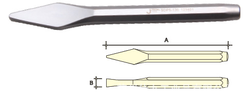 捷科JETECH SDP5-130釬頭 安裝開槽機械釬頭長130mm鋼釬頭工廠,批發,進口,代購