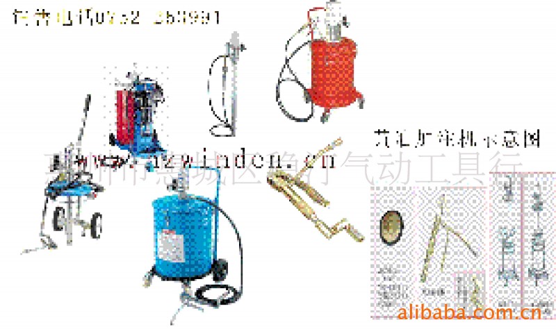 供應黃油機、穩汀氣動黃油泵、加油機、臺銘氣動工具工廠,批發,進口,代購