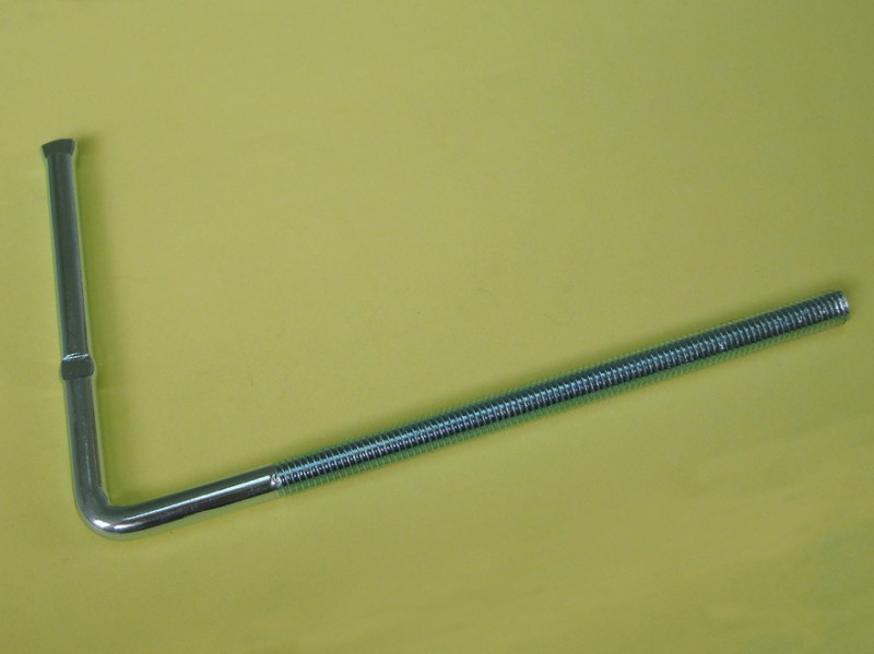 L型螺絲(螺絲，碳鋼，彩鋅，M8x175)批發・進口・工廠・代買・代購