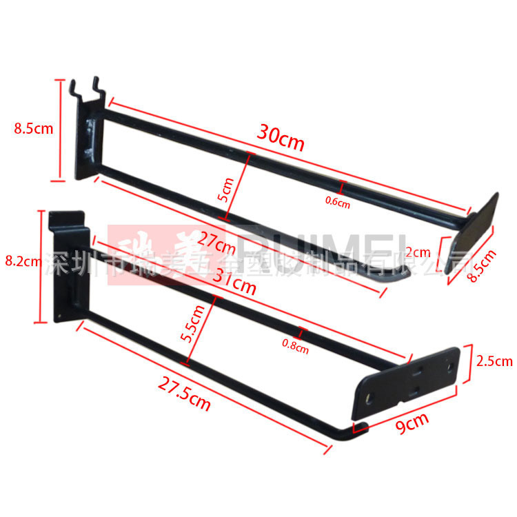 加工定製 五金展示架配件掛鉤 展示架方管掛鉤 槽板展示架掛鉤工廠,批發,進口,代購