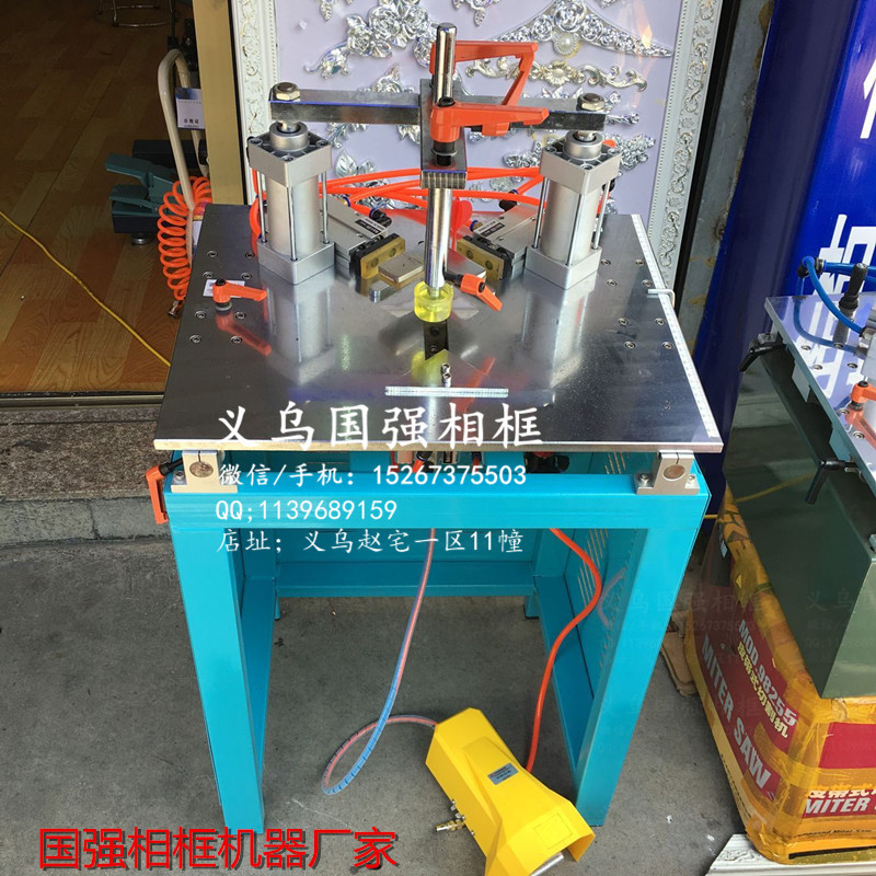 廠傢直銷 新款七缸釘角機 智能調模 氣動裝訂 相框機器工廠,批發,進口,代購