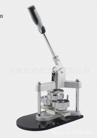 精致金屬鋁合金微章機/胸章機/三腳架胸章機/一年保修工廠,批發,進口,代購