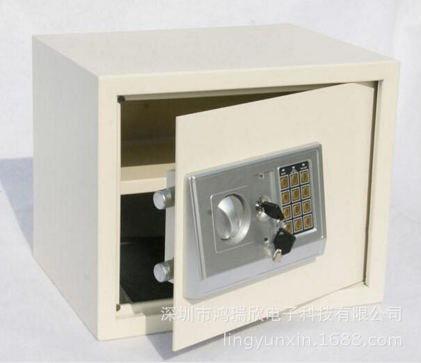 傢用辦公酒店雙層電子密碼保險箱保險櫃保管箱38*30*30cm工廠,批發,進口,代購