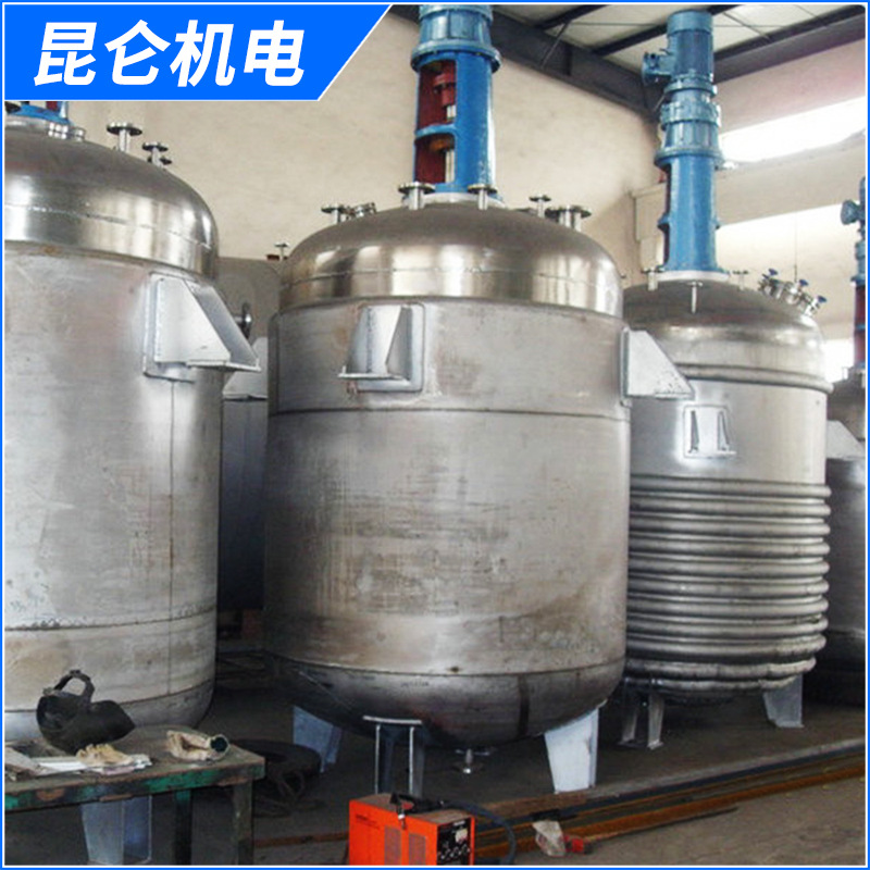 生產銷售 不銹鋼真空反應釜 對焊法蘭式導熱油加熱反應釜工廠,批發,進口,代購