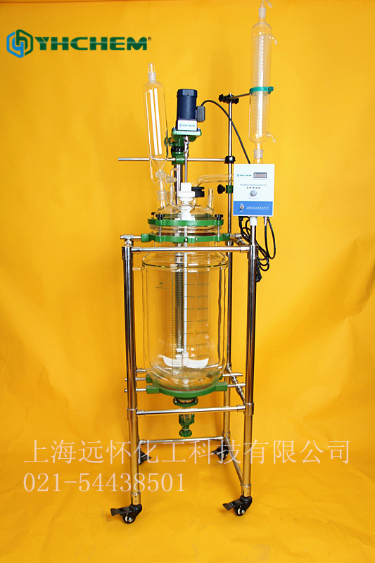 現貨10L 雙層玻璃反應釜工廠,批發,進口,代購