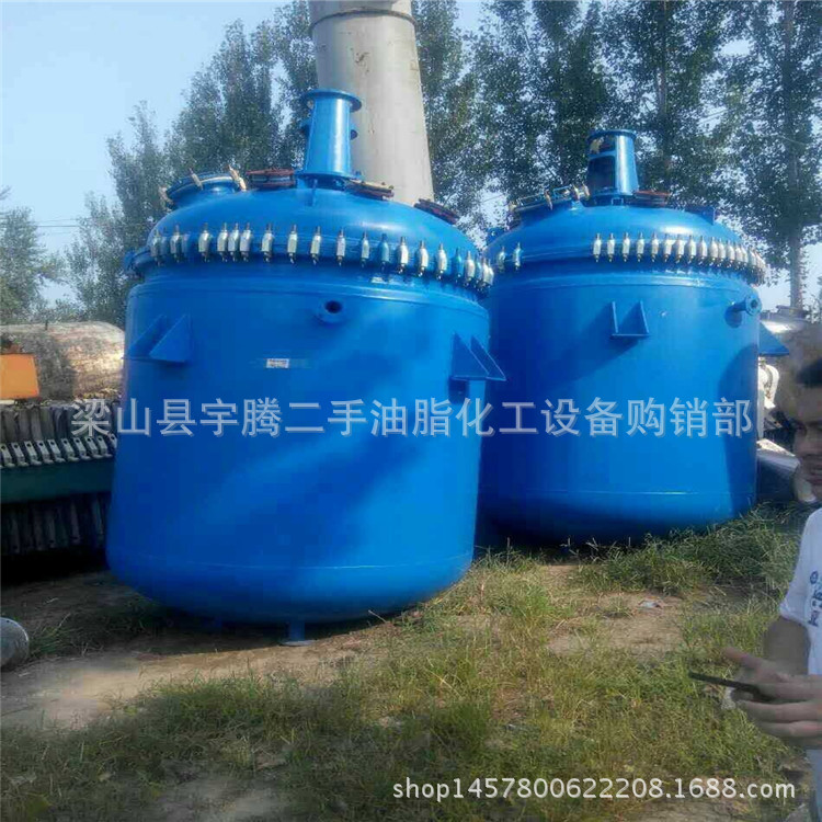 處理二手搪瓷反應釜1000L-5000L搪瓷反應釜不銹鋼反應釜工廠,批發,進口,代購