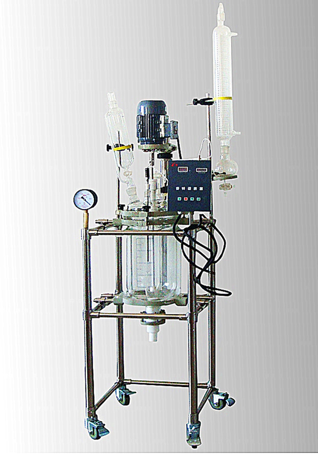 專業製造雙層玻璃反應釜RF-F10L可高低溫合成  萃取  回流等反應工廠,批發,進口,代購