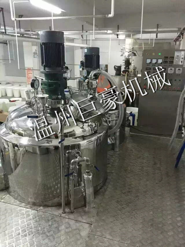 白乳膠反應釜，白乳膠生產線反應釜帶操作平臺，白乳膠,膠水罐工廠,批發,進口,代購