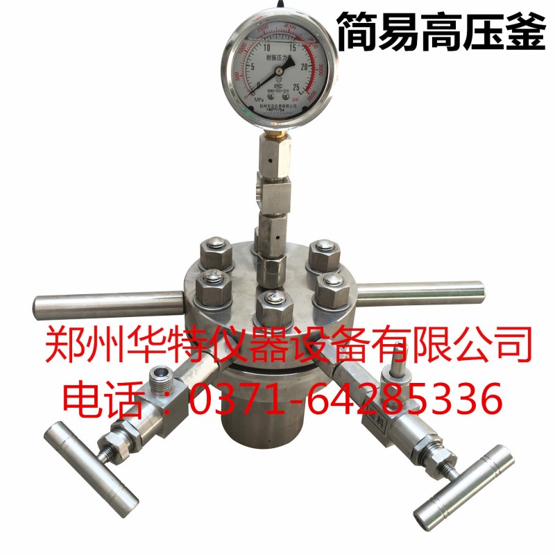 生產CF-0.25L簡易高壓反應釜 不銹鋼高壓釜 水熱合成反應釜工廠,批發,進口,代購