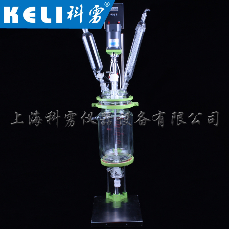 雙層玻璃反應釜3L 上海廠傢定製玻璃反應釜工廠,批發,進口,代購