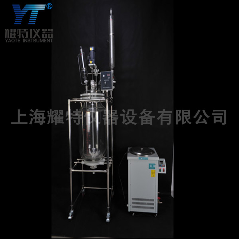 長期供應供應雙層玻璃反應釜100L 100l雙層玻璃反應斧工廠,批發,進口,代購