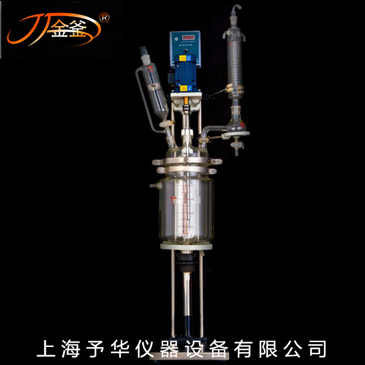 雙層玻璃反應釜 S212-5L 玻璃反應器 雙層高硼矽玻璃反應釜工廠,批發,進口,代購