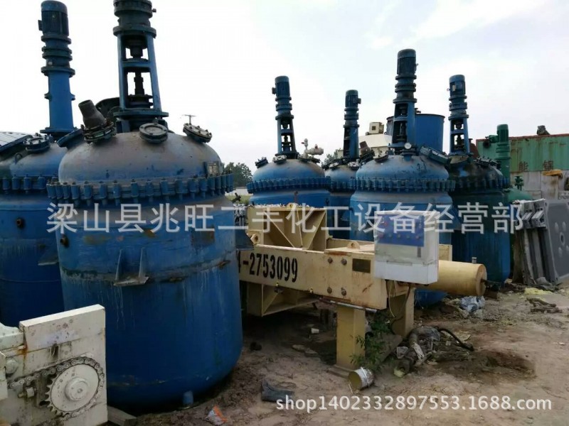 二手搪瓷反應釜 電加熱搪瓷反應釜2000L 3000L 5000L工廠,批發,進口,代購