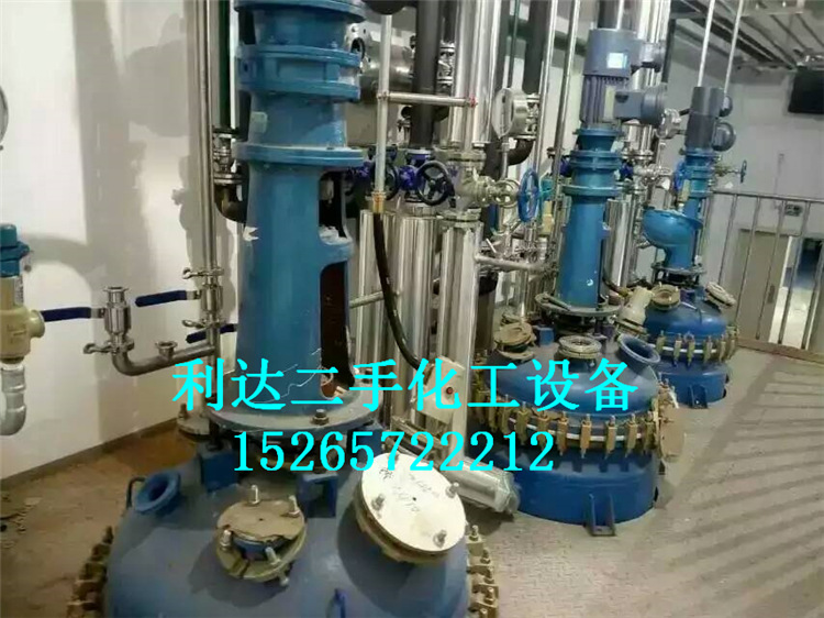 轉讓二手5噸蒸汽加熱搪瓷反應釜二手500L搪瓷反應釜工廠,批發,進口,代購