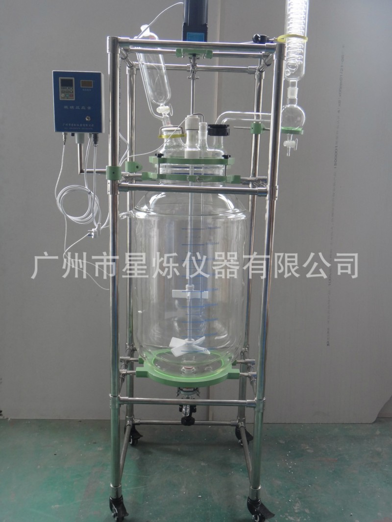 汕頭 50L雙層玻璃反應釜工廠,批發,進口,代購