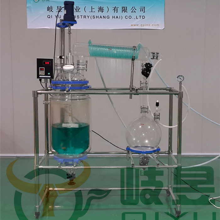 雙層玻璃反應釜蒸餾釜100L 廠傢獨傢定製5L-200L國內最好機械密封工廠,批發,進口,代購