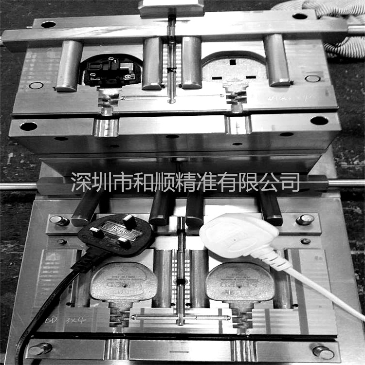 坪地專業插頭模具廠加工優質英插電源線插頭立式註塑成型模具工廠,批發,進口,代購