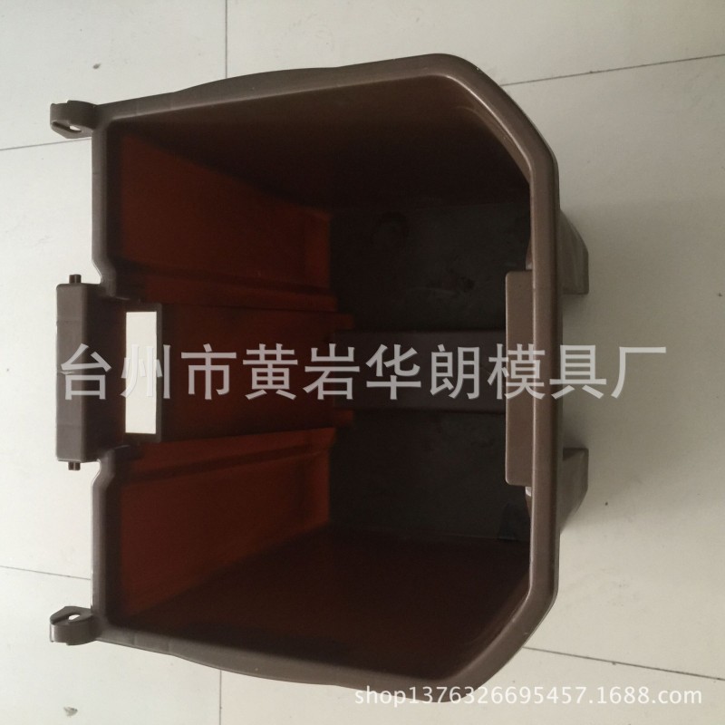 塑料方形帶蓋垃圾桶模具 小區垃圾框模具製造開模工廠,批發,進口,代購