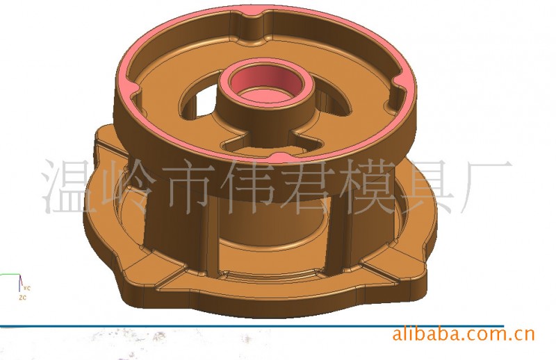 軌道泵連接座模具 木模鋁模翻砂模具 機械 專業數控製造模具工廠,批發,進口,代購